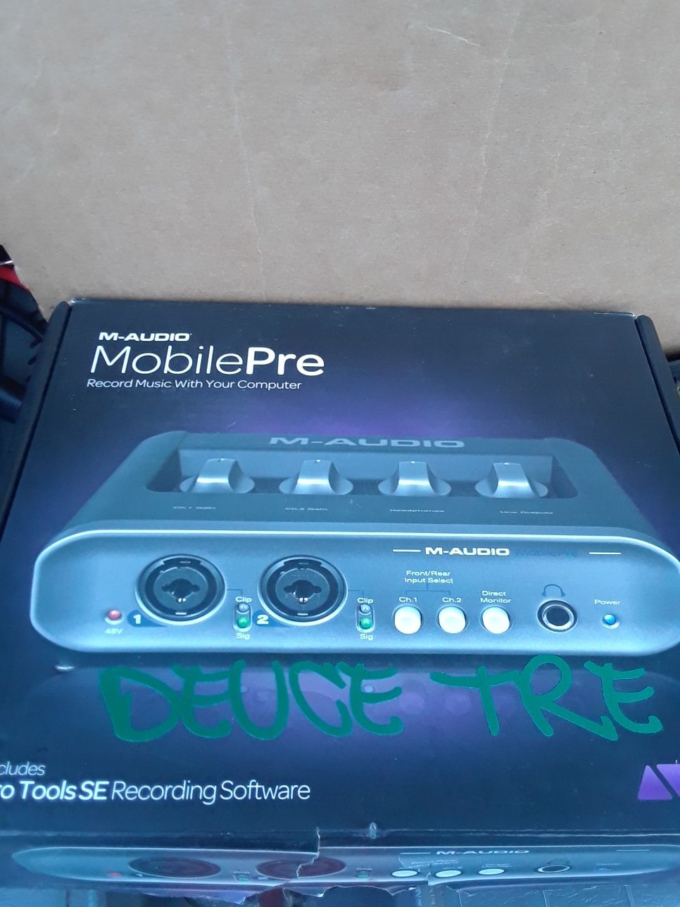 New Recording Studio M-Audio Pre Amp W/ Pro Tools SE Pc