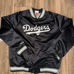 New men’s size large & XL Mitchell & ness LA Dodgers satin jacket 