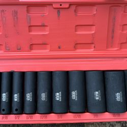 1/2” inches 11 PCS SAE Socket Set 