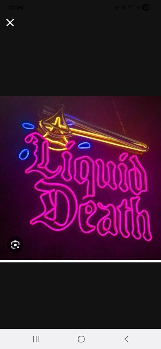 Liquid Death Neon Night