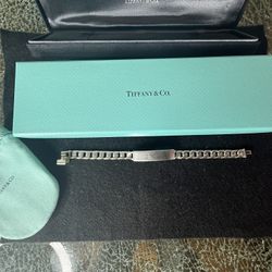 Tiffany  & Co. ID Cuban link Bracelet