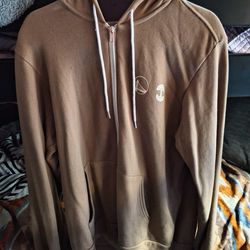 Warriors zip up sweater