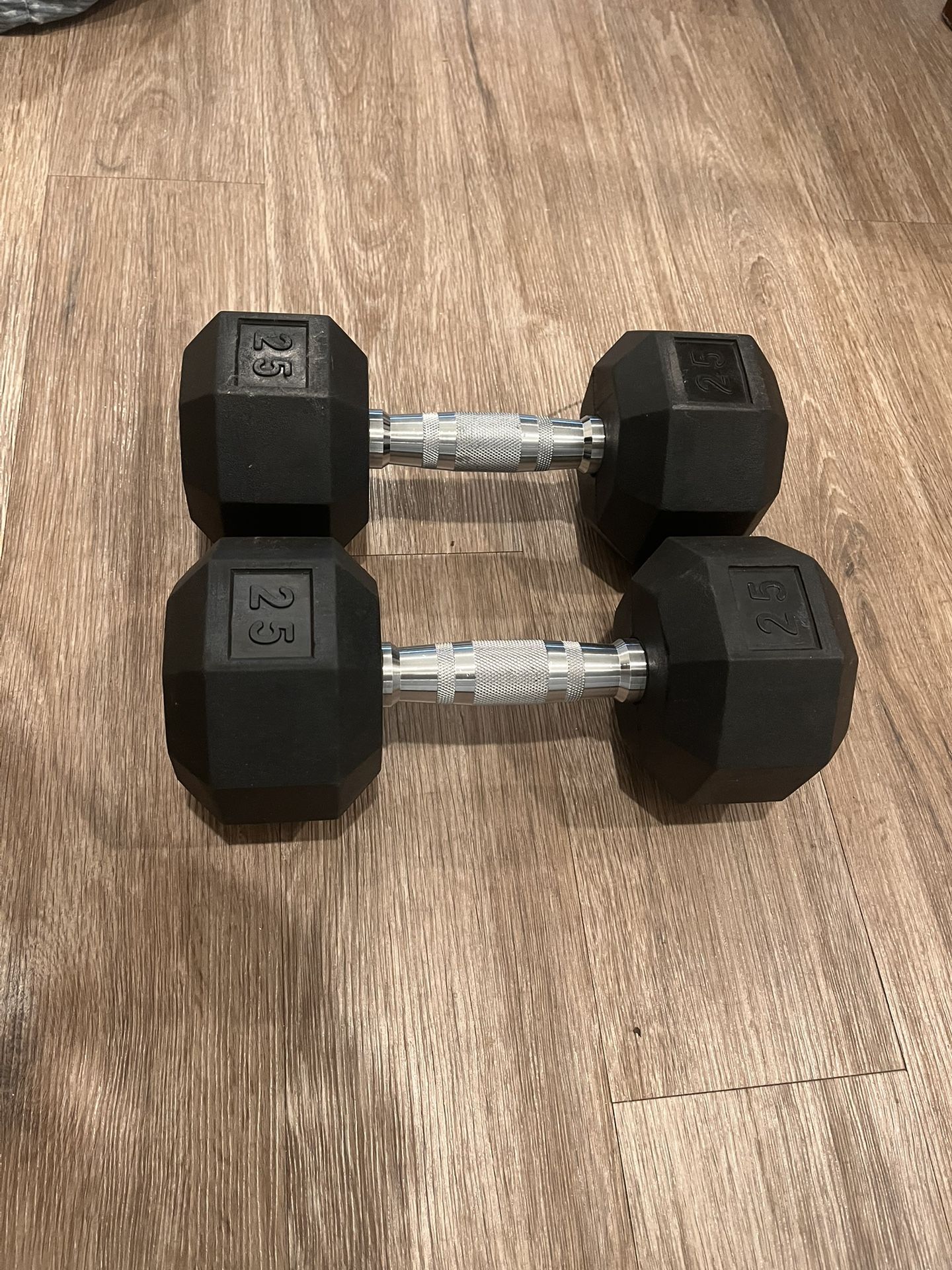 2 (25 Pound) Hex Dumbbell from All in Motion