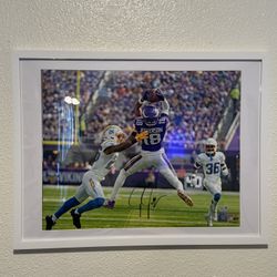 Signed Justin Jefferson Picture