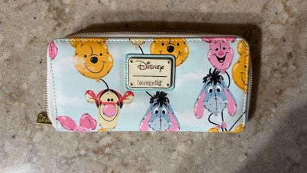 Loungefly/Disney Winnie The Pooh Balloon Friends Zip Around Wallet