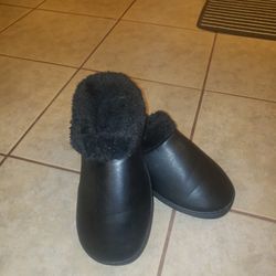 *NEW* Faux Leather  Slip Ons