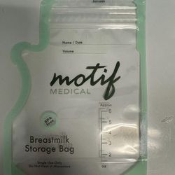 Breastmilk storage bags