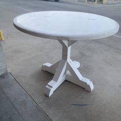 Old Wood Pine White Table