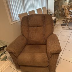 La z Boy rocker and recliner chair