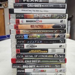Ps3 Playstation 3 Games 18 Total