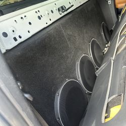 Custom built Subwoofer Enclosure And Subwoofers