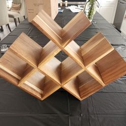 Beautiful Wood Wine Rack