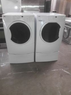 electric Kenmore brand washer and dryer set 3 months warranty delivery and installation