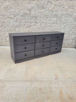 Gray Matte Wide Bedroom Dresser!