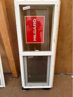Milgard Vinyl Window, New, Tempered