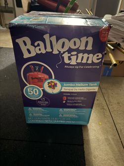 Balloon time helium tank