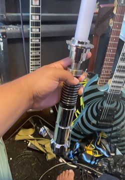 Base lit Luke skywalker lightsaber