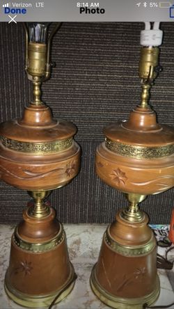 Antique table lamps