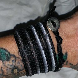Hand Made Quality Bead Wrap Bracelet 