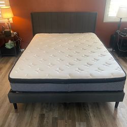 Queen Frame, Headboard and Matress!