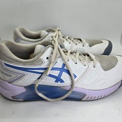 Asics Gel Challenger 13 Tennis Shoes Women's 6 Blue Pickleball Court Sneakers