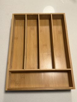 Wooden Silverware Organizer