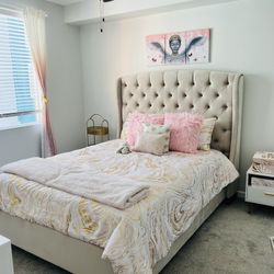 Complete One Bedroom Apartment Furniture , TV, Kitchen Table/Island, Bed, Dresser And Dishes 