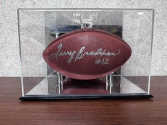 TERRY BRADSHAW #12 SIGNED FOOTBALL OFFICIAL NFL BALL