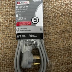 Brand NEW Electric Dryer Cord- 3 Prong