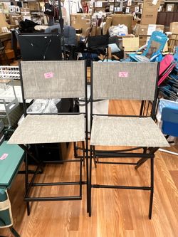 Outdoor Patio Folding Bar Chair set
