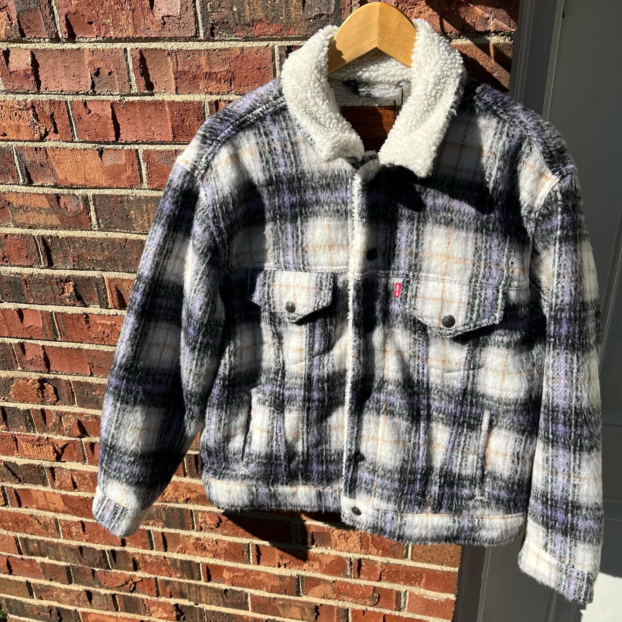 Vintage Fit Sherpa Lined Trucker Jacket