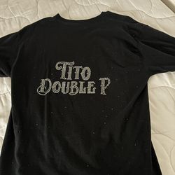 tito doble p rhinestone shirt