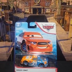 Disney Pixar Cars Speedy Comet Blinker #21 Piston Cup Racers Series 2018