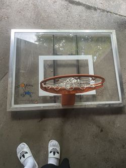 Heavy Duty Glass Basketball Goal… Negotiate Price