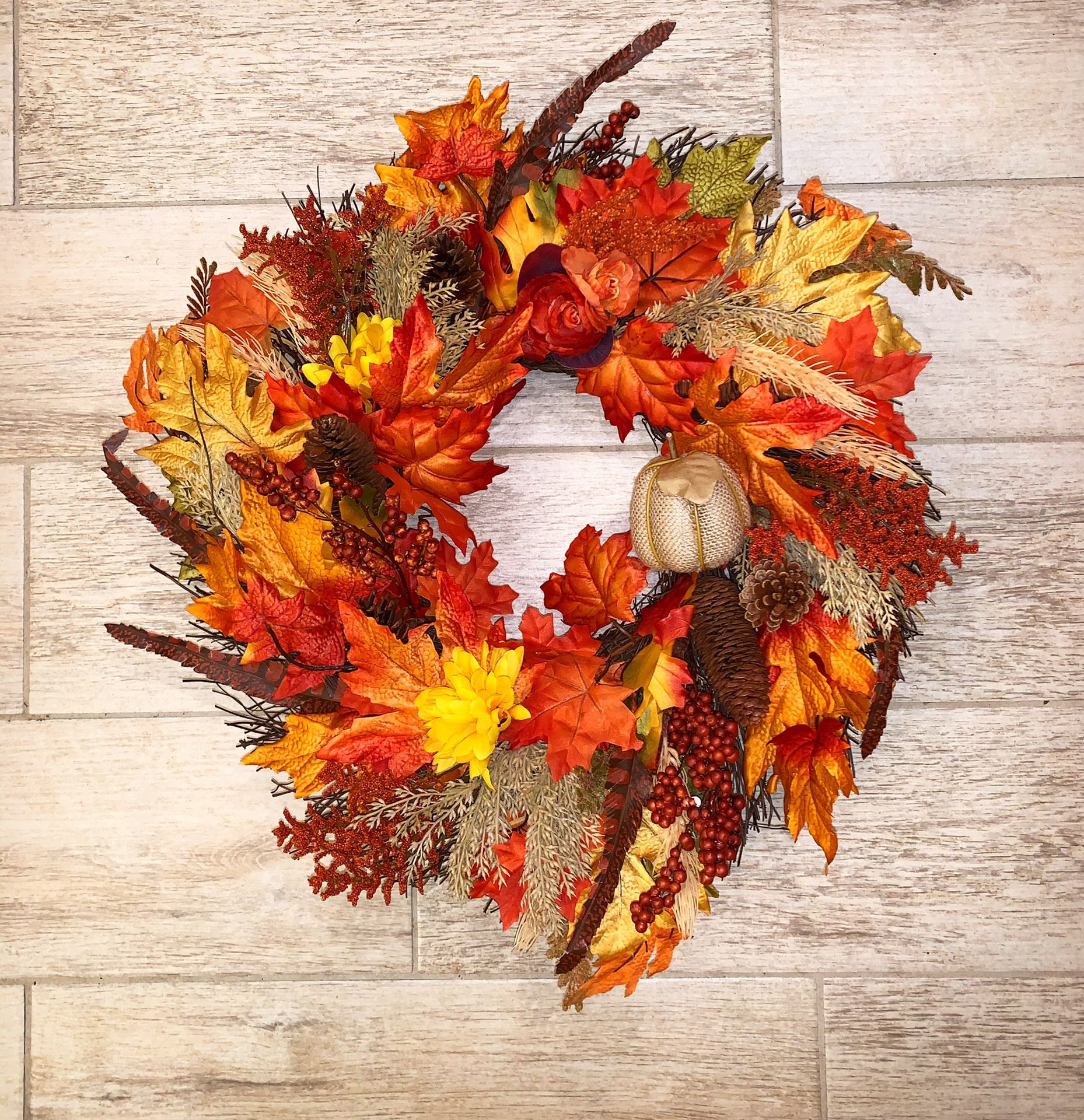 Custom Fall Wreath