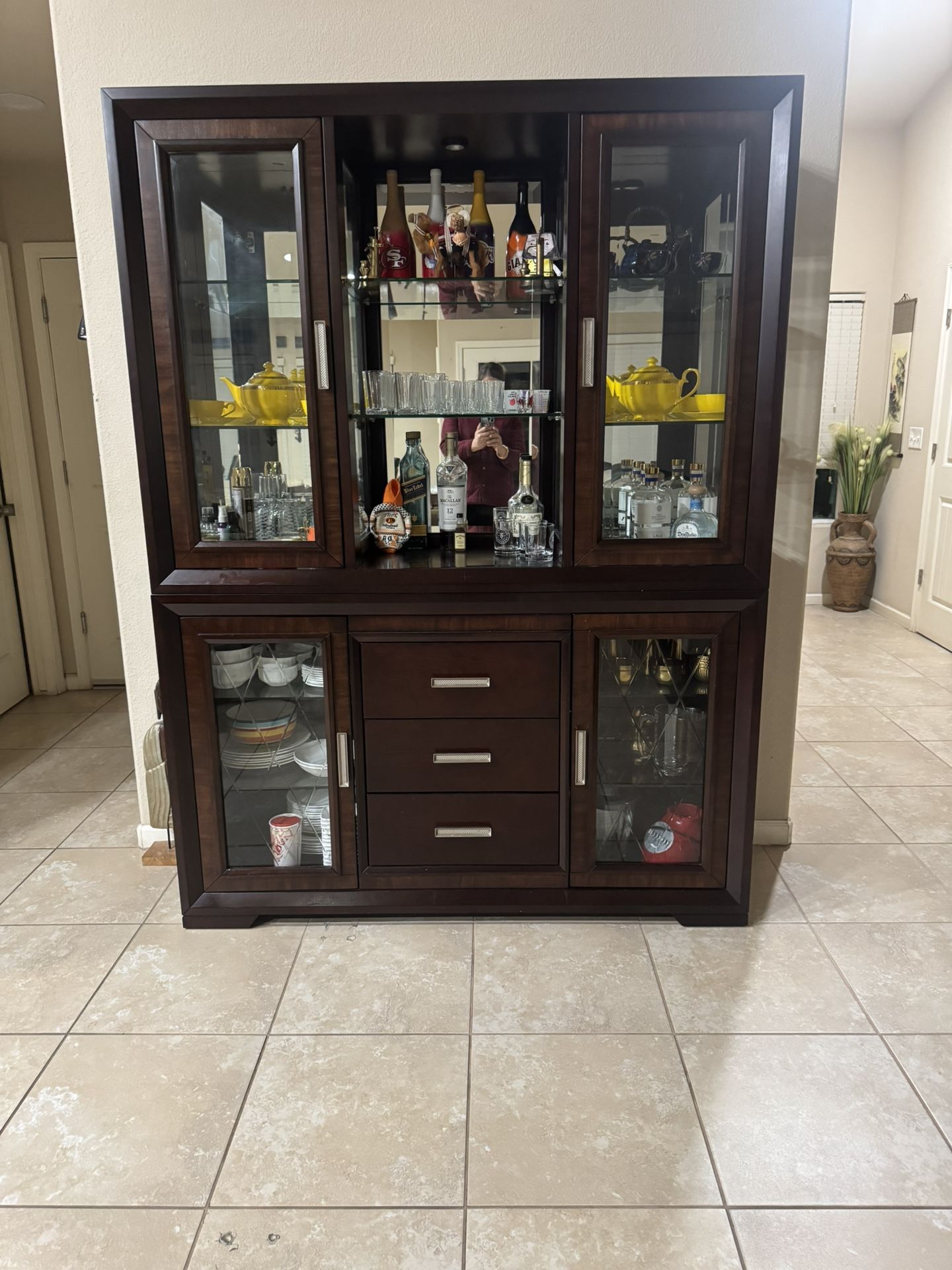 Dish Decorating Cabnet