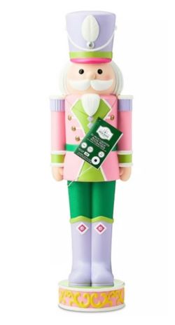 Holiday Time Lighted Nutcracker Figurine 32”