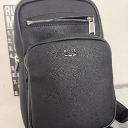 Boss Leather Man Bag