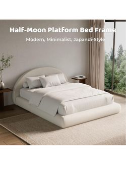 Platform bed frame size queen