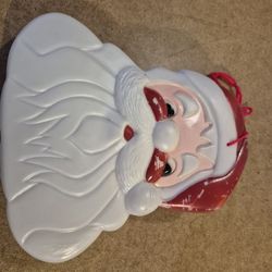 Santa Face Blow Mold