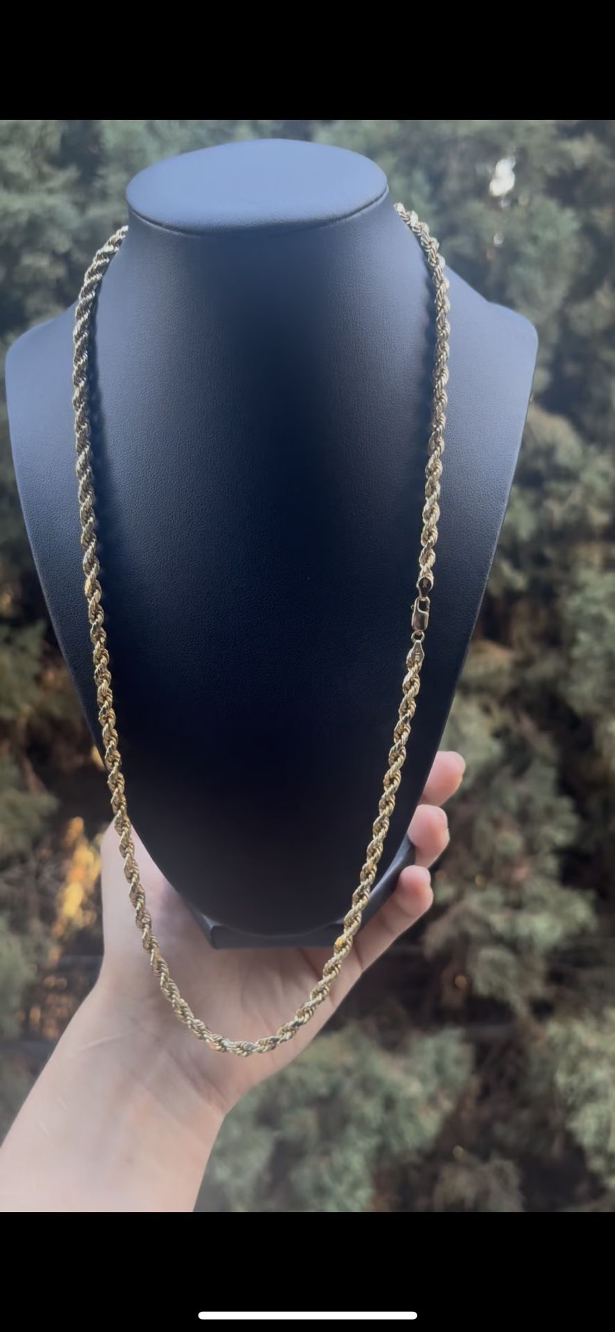 14k Gold Rope Chain 