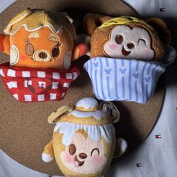 Disney Munchlings Scented Plush Bundle Lot [3 Plushies]