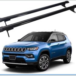 2018-26 Jeep Compass Roof Rack Cross Bars, 220lbs