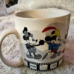 Vintage Disney “MICKEY THRU THE YEARS”.  mug