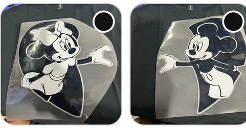 Mickey & Minnie Mouse Iron custom two piece his and hers t-shirts it’s for Couples