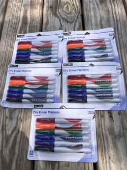 Dry erase markers $2 per pack