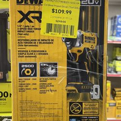 DEWALT DCF860B20V MAX XR Cordless Impact Driver (Tool Only)