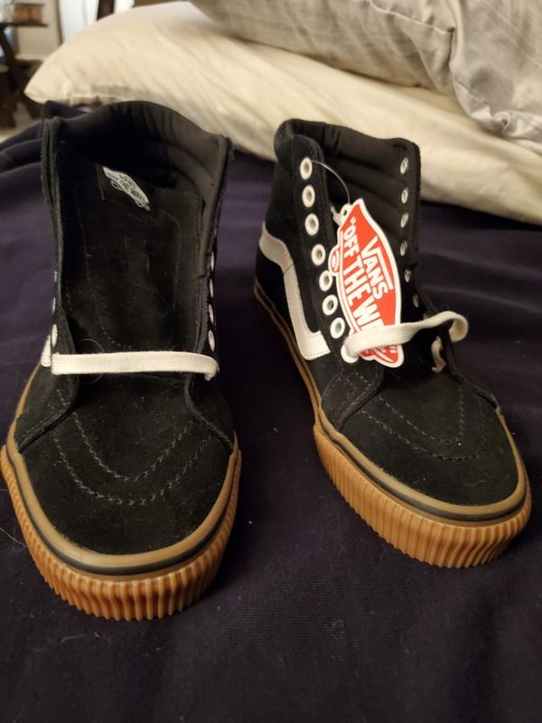 leather vans off the wall