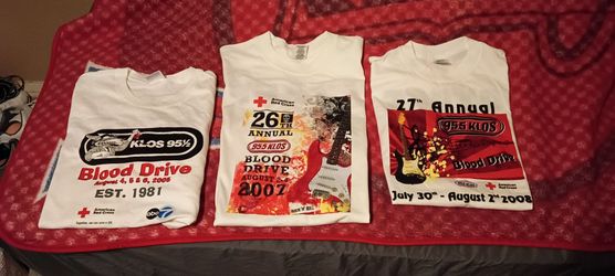 KLOS Red Cross Blood Drive T-Shirts
