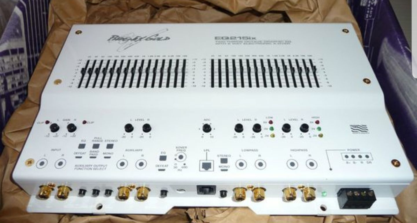 OLD SCHOOL Phoenix Gold EQ215ix, 2/3 Octave Graphic EQ and Crossover
